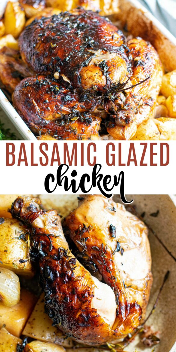 Balsamic Glazed Chicken - No Sugar No Flour Recipes