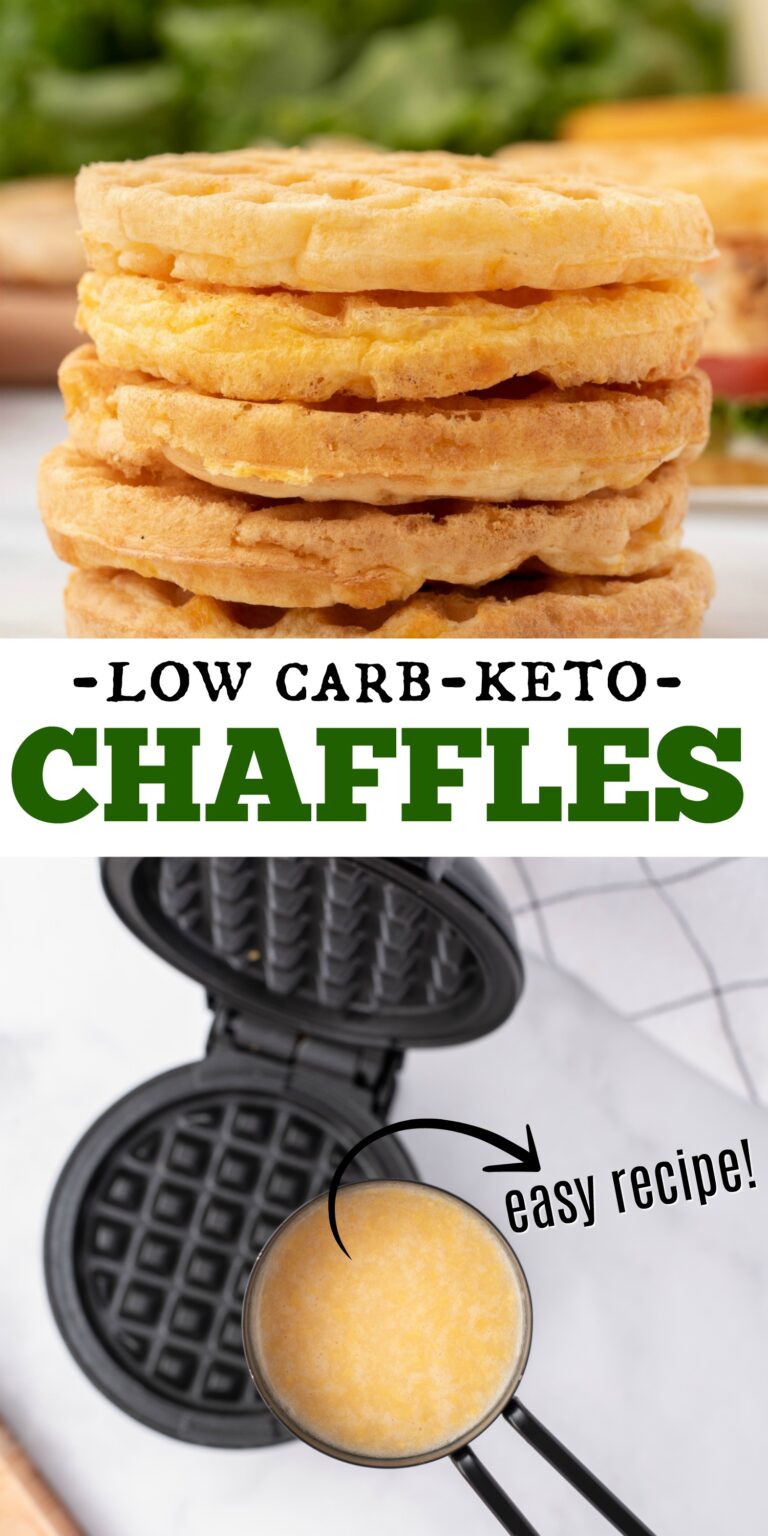 Easy Keto Chaffles {gluten free} - No Sugar No Flour Recipes