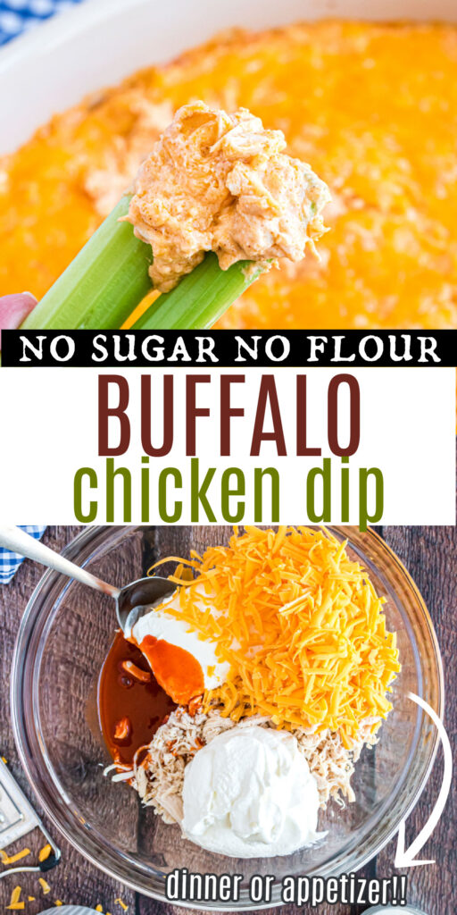 Buffalo Chicken Dip Recipe - No Sugar No Flour Recipes