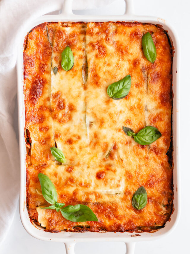 Hearty Gluten Free Zucchini Lasagna