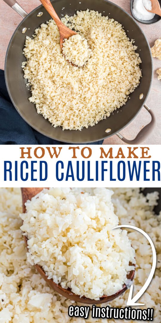 How to Make Cauliflower Rice - No Sugar No Flour Recipes