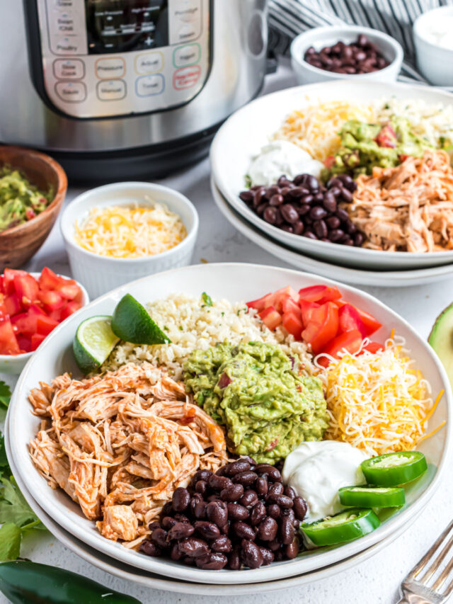 Chicken Taco Bowl in the Instant Pot