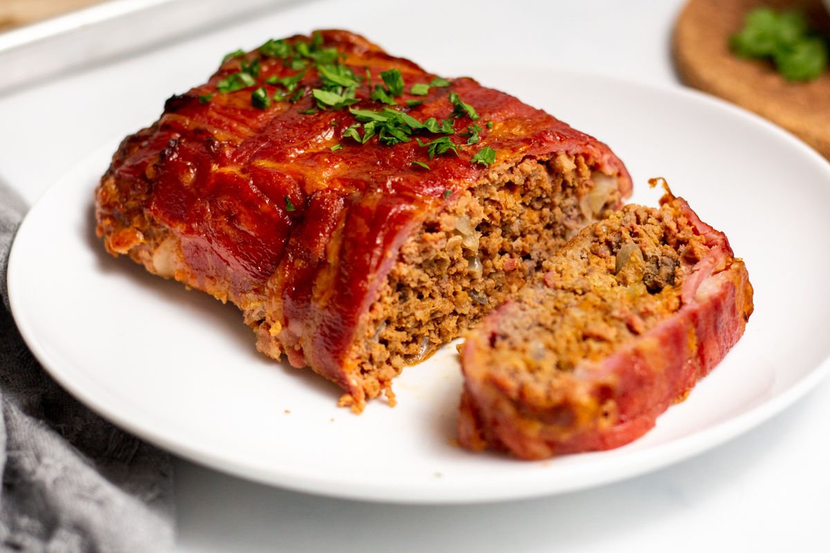 Keto Friendly Bacon Meatloaf - No Sugar No Flour Recipes