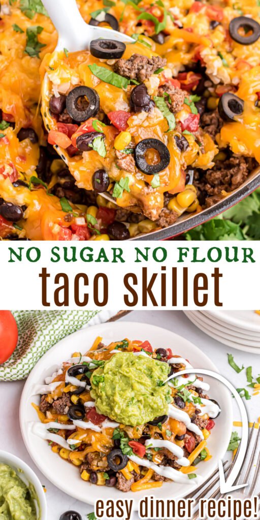 Beef Taco Skillet Recipe - No Sugar No Flour Recipes