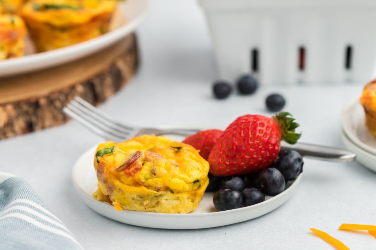 Nostalgia MyMini Personal Breakfast Bites, Perfect for Eggs, Omelets  Muffins, Sandwiches, Desserts, Keto, Healthy Snack Size