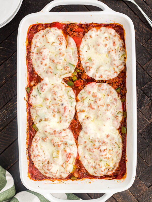 Easy Sausage and Peppers Casserole