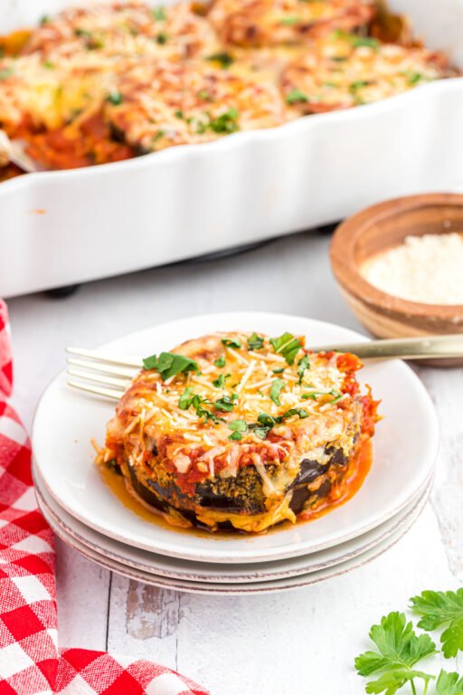 Low Carb Eggplant Parmesan - No Sugar No Flour Recipes