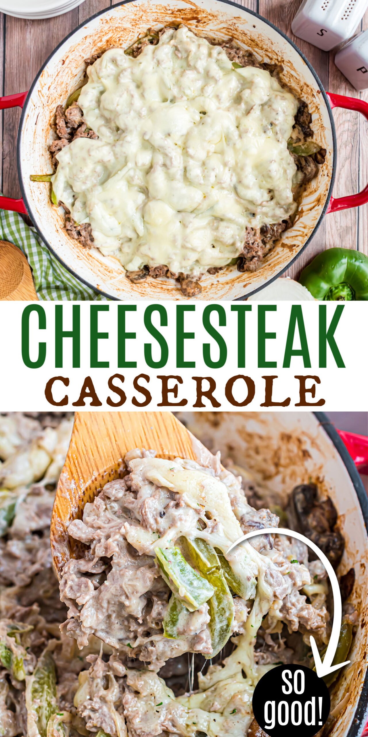 Philly Cheesesteak Casserole - No Sugar No Flour Recipes