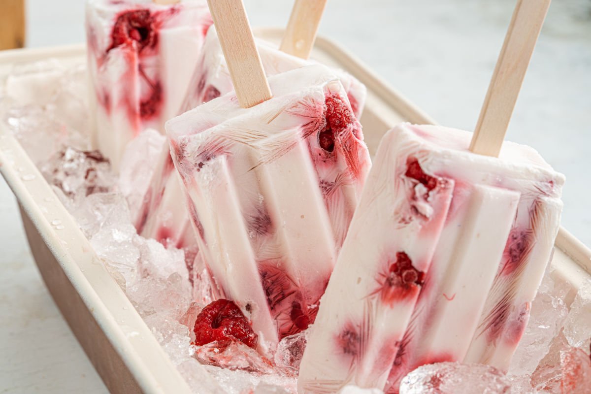 Sugar Free Yogurt Popsicles - No Sugar No Flour Recipes