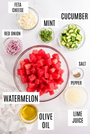 Watermelon Feta Salad - No Sugar No Flour Recipes
