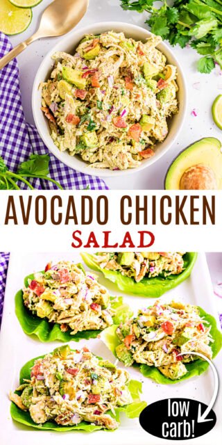 Avocado Chicken Salad - No Sugar No Flour Recipes