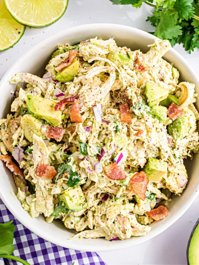 Easy Avocado Chicken Salad Recipe