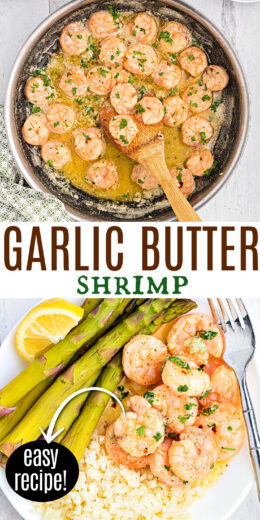 Garlic Butter Shrimp - No Sugar No Flour Recipes