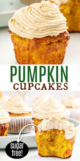 Pumpkin Cupcakes - No Sugar No Flour Recipes
